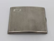 Solid Silver Cigarette Case Birmingham 1934