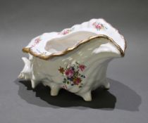 Shell Form Stafforshire Porcelain Vase
