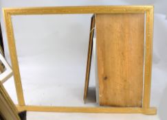 Very Large Victorian Carved Wood Gilt Picture/Mirror Frame