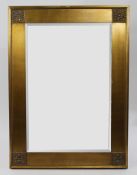 Gilt Bevelled Glass Wall Mirror