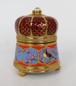 Franklin Mint Jewelled Music Box 
