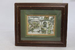 Decoupage Framed
