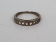 Diamond Style CZ Silver Ring