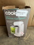 Cookworks Can Opener - White. RRP £19.99 - Grade U