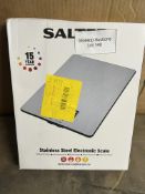 Salter 1036 SVSSDR Digital Kitchen Weighing Scales. RRP £19.99 - Grade U