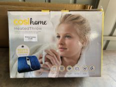Cosi Home Electric Heated Throw & Over Blanket - Extra Large. RRP £59.99 - Grade U