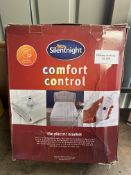 Silentnight Comfort Control Electric Blanket Topper. RRP £39.99 - Grade U