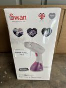 Swan, Handheld Garment Steamer. RRP £34.99 - GRADE U