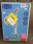 Peppa Pig Microphone Stand. RRP £19.99 - Grade U