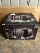 Tower T20030 Glitz Sparkle 4 Slice Toaster, 1600W, Black Sparkle. RRP £59.99 - GRADE U