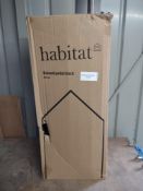 Habitat 30 Litre Domed Pedal bin - Black. RRP £30 - Grade U