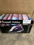 Russell Hobbs Supreme Steam Traditional Iron 23060, 2400 W, Purple/White. RRP £25.00 - Grade U