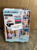 Studio Creator INF 005 Selfie Ring Light, White. RRP £14.99 - Grade U