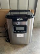 Aicock Stainless Steel Ice Maker. RRP £199.99 - Grade U