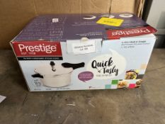 Prestige - Sleek and Simple - Pressure Cooker 4L. RRP £44.99 - Grade U