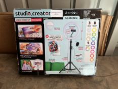 Studio Creator INF 003 Video Influencer Maker Kit Deluxe, Multi-Coloured. RRP £59.99 - Grade U