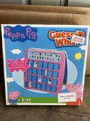 Peppa Pig Guess Who? Board Game. RRP £19.99 - Grade U
