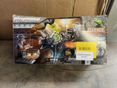 Playmobil 70627 Dino's Triceratops Battle for the Legendary Stones. RRP £34.99 - Grade U