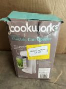 Cookworks Can Opener - White. RRP £19.99 - Grade U