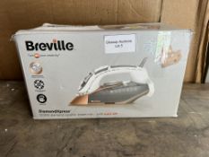 Breville VIN401 DiamondXpress Steam Iron. RRP £64.99 - GRADE U