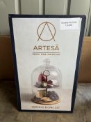 Artesa 2-Tier Serving Stand/Cake Dome, 22 x 31 cm. RRP £39.99 - Grade U