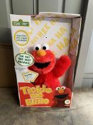 Sesame Street Talking Tickle Me Elmo Soft Toy. RRP £29.99 - Grade U