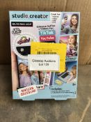 Studio Creator INF 005 Selfie Ring Light, White. RRP £14.99 - Grade U