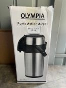 Olympia Pump Action Airpot 5Ltr. RRP £39.99 - Grade U