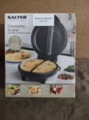 Salter EK2716AS Non-Stick Omelette Maker. RRP £19.99 - GRADE U