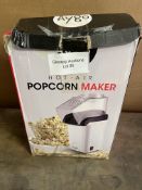 Hot Air Popcorn Maker. RRP £39.99 - GRADE U