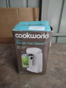 Cookworks Can Opener White. RRP £20 - Grade U