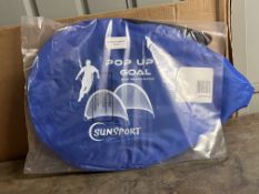 Sunsport 90cm Pop Up Football Goals. RRP £28.00 - GRADE U