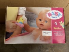 BABY Born 515 831908 EA Bath Bathtub, Colourful. RRP £40.00 - GRADE U