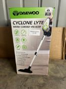 Daewoo FLR00010 Cyclone Pro Cordless Handheld Vacuum Cleaner. RRP £65 - Grade U