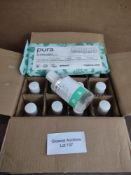 Pura Hand Sanitiser Gel (Pack Of 12 x 100ml Bottles) . RRP £18.99 - GRADE A