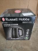 Russell Hobbs 26051 Cordless Electric Kettle - Contemporary Honeycomb Design. RRP £48.99 - GRADE U