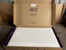 ClevaMama ClevaFoam Toddler Pillow, Breathable and Anti-Allergy White, 50x30 cm. RRP £30 - Grade U