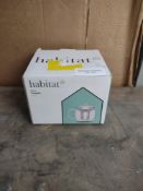 Habitat round glass teapot 1.2l. RRP £15 -Grade U