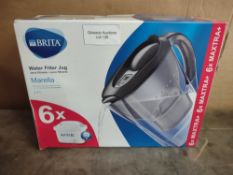 BRITA Marella fridge water filter jug, Includes 6 x MAxTRA+ filter cartridges. RRP £39.99 - GRADE U