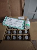 Pura Hand Sanitiser Gel (Pack Of 12 x 100ml Bottles) . RRP £18.99 - GRADE A