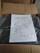 PADDED STOOL/FOOT STOOL. RRP £30-Grade U