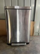 EKO pedal bin 43 x 28 x 65. RRP £149.99 - GRADE U