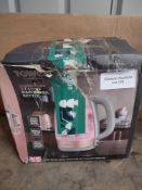 Tower Illuminating Rapid Boil Glass Kettle. RRP £34.99 - GRADE U