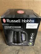 Russell Hobbs 26051 Cordless Electric Kettle Honeycomb. RRP £50 - Grade U