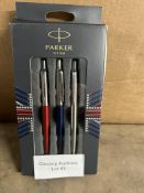 Parker Jotter Ball Pen Trio Pack - Set of 3. RRP £20.00 - GRADE U