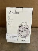 Acctim Alarm Clock. RRP £19.99 - GRADE U