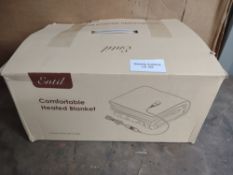 Heated Throw Blanket Electric Flannel Heating Blanket. RRP £49.99 - GRADE U