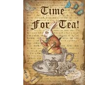 Alice In Wonderland Large Metal Sign 