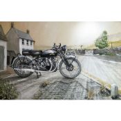 Iconic British Motorbike Metal Sign 