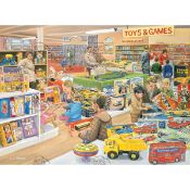 British 60's High Street Toy Shop Metal Wall Art